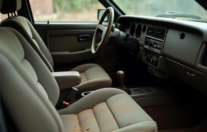 Interior mobil kotor